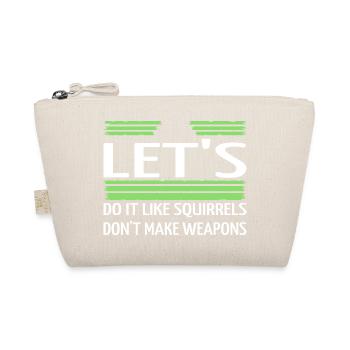Idée cadeau Hippie Happy Statement Joke - Trousse biologique - nature - Devant