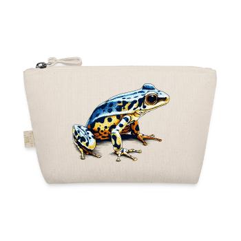 Pfeilgiftfrosch Amphibie als gefährlicher Frosch - Bio-Täschchen - Natur - Vorne