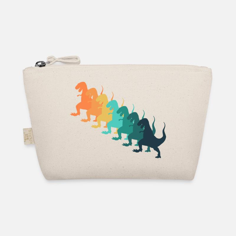 Retro-Dinosaurier Bio-Täschchen