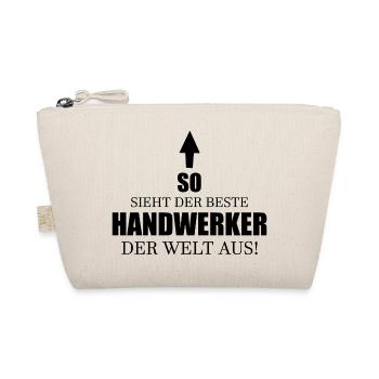 Handwerker Handyman Handwerk Werkzeug Baustelle - Bio-Täschchen - Natur - Vorne