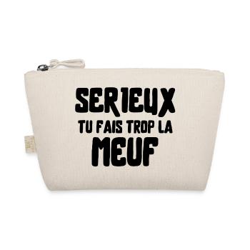 meuf, cité, femme humour - Trousse biologique - nature - Devant