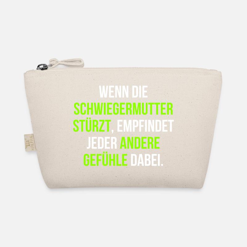 Schwiegermutter Familie Spruch - Bio-Täschchen - Natur