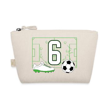 Club de football amateur football 6 anniversaire football - Trousse biologique - nature - Devant