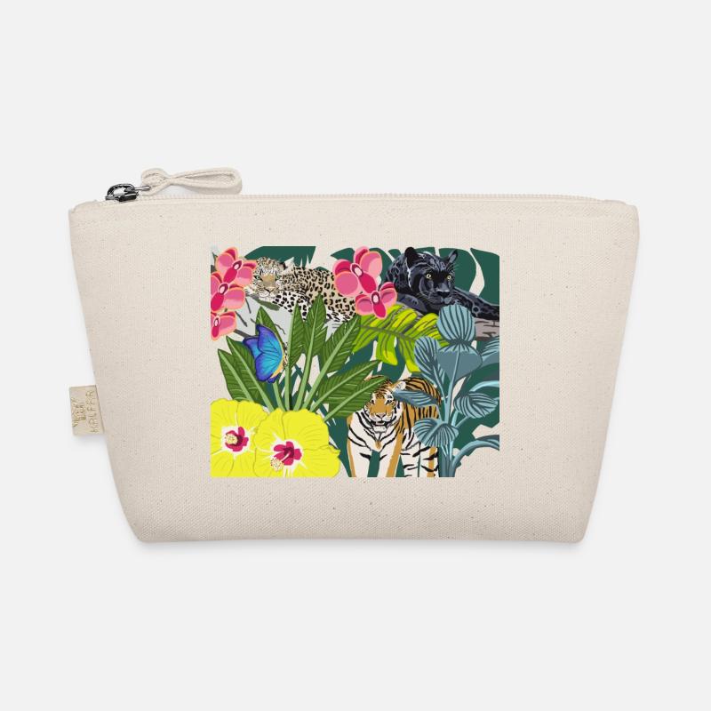 Dschungelbild Raubkatzen Bio-Täschchen