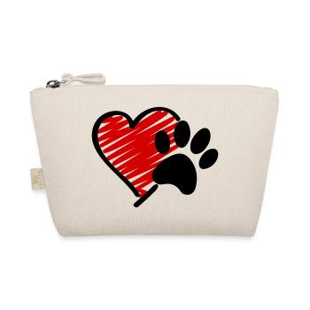Dog Love - Organic Pouch - nature - Front