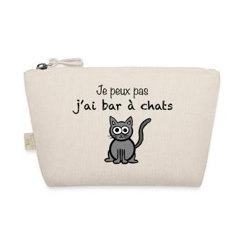 J'peux pas, j'ai bar à chats - Cartoon/Humour - Trousse biologique - nature - Devant