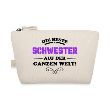die beste schwester - Bio-Täschchen - Natur - Vorne