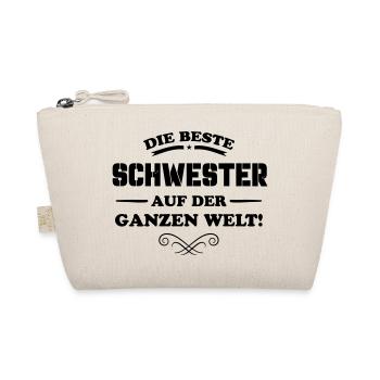 die beste schwester - Bio-Täschchen - Natur - Vorne