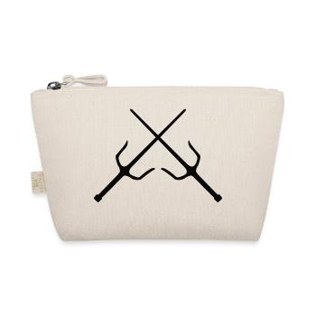 Sai - The Kobudo design with saigables - Organic Pouch - nature - Front