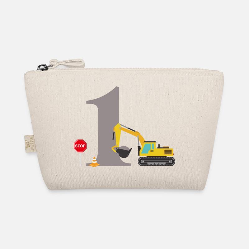 1st anniversary excavator Organic Pouch