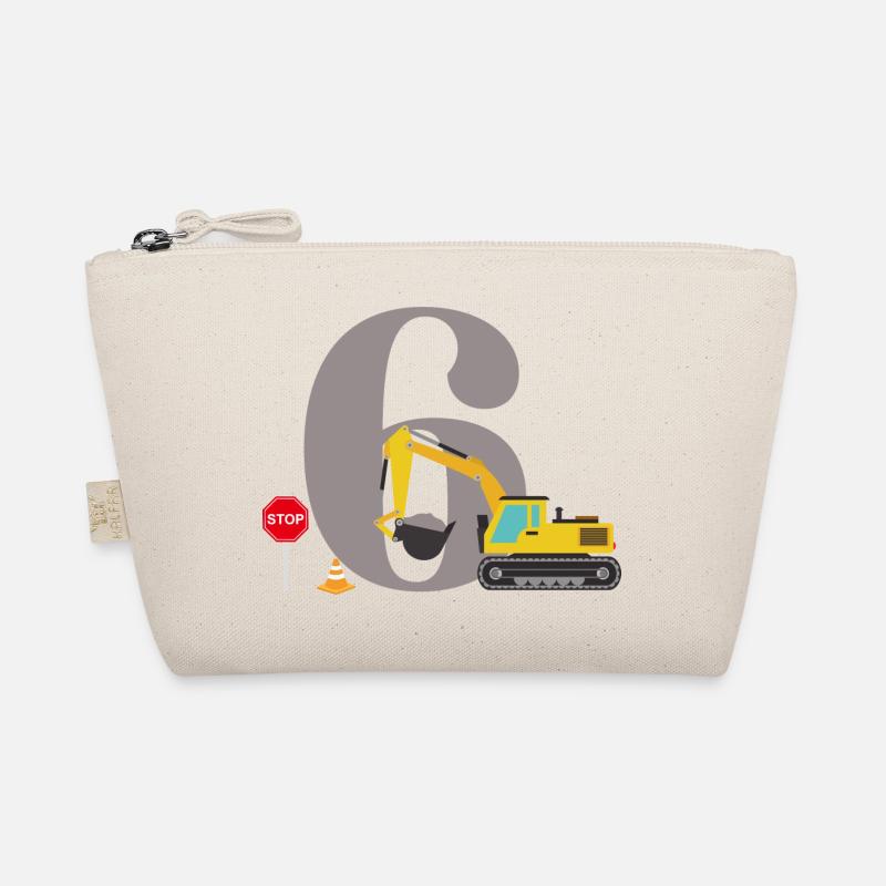 6th anniversary excavator Organic Pouch