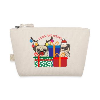 Pugs and kisses - Organic Pouch - nature - Front
