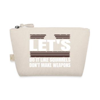 Green Cool Funny Quote Humor Peace for Paris - Organic Pouch - nature - Front