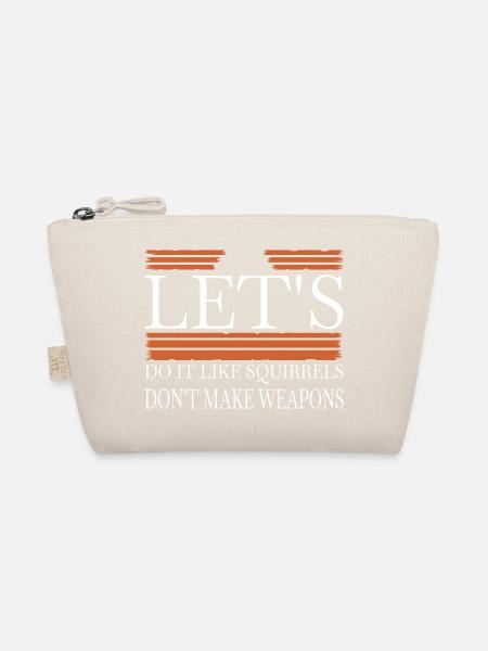 Anti War Peace Movement Flower Power - Organic Pouch - nature - Front