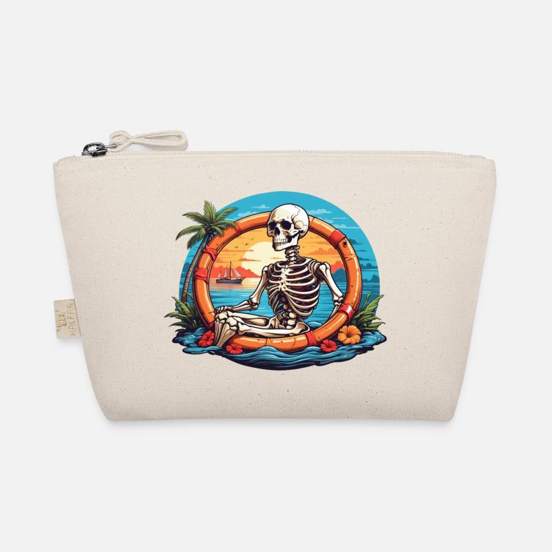 Skeleton at Sunset - Organic Pouch - nature