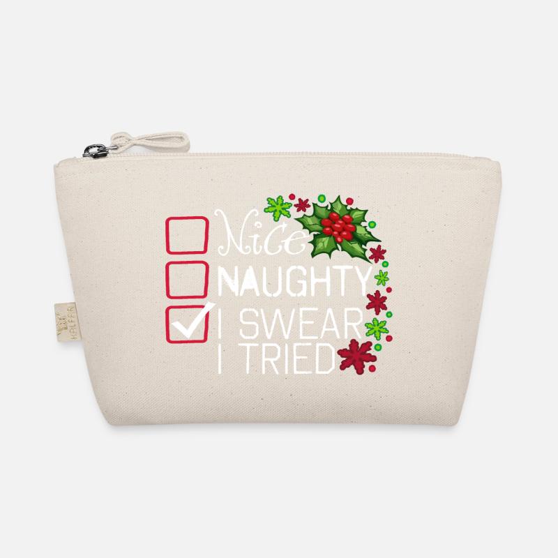 Nice Naughty Je jure que j’ai essayé la liste de Noël Trousse biologique