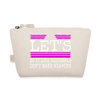 Counterculture Peace Sign Global Peace Fun - Organic Pouch - nature - Front