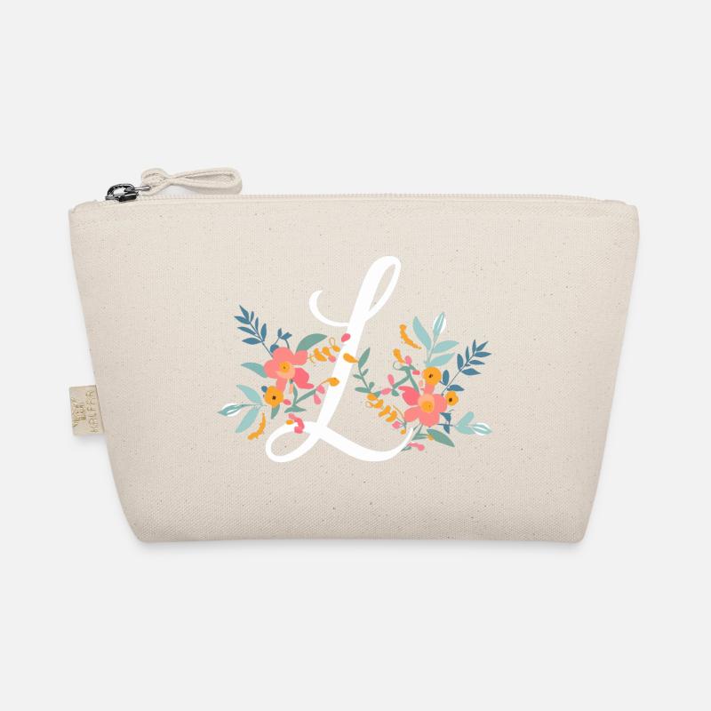 L Typographie Floral Trousse biologique