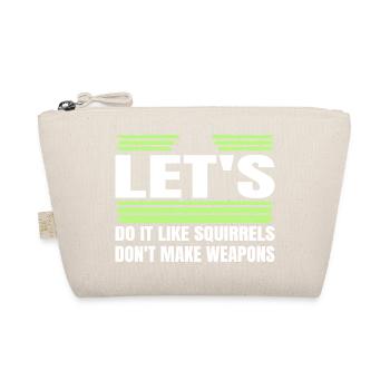disarmament anti war flower power birthday present - Organic Pouch - nature - Front