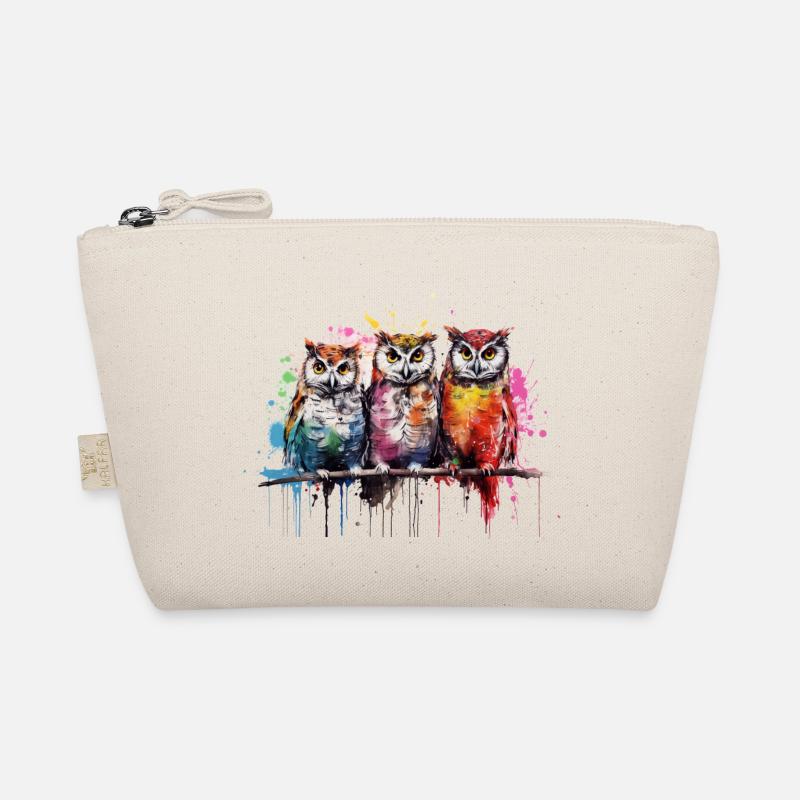 Grafitti Owls Organic Pouch