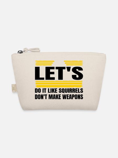 anti war peace for paris funny - Organic Pouch - nature - Front