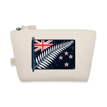 Neuseeland Aotearoa Kiwi 10 - Bio-Täschchen - Natur - Vorne