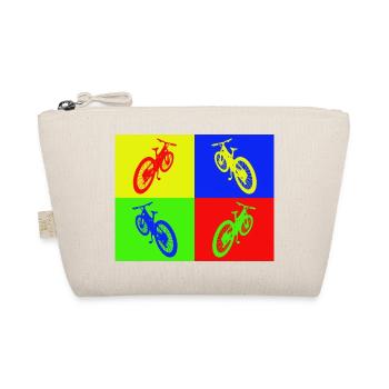 MTB Pop Art color - Organic Pouch - nature - Front