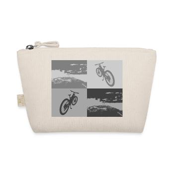 MTB Pop Art grey - Organic Pouch - nature - Front