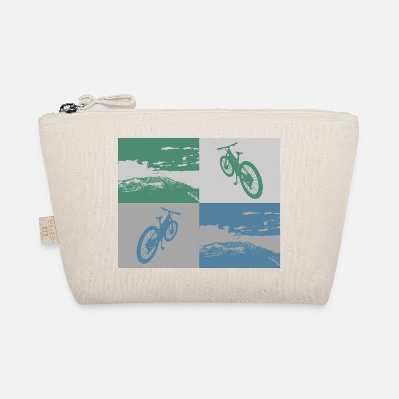 MTB Pop Art metallic - Organic Pouch - nature