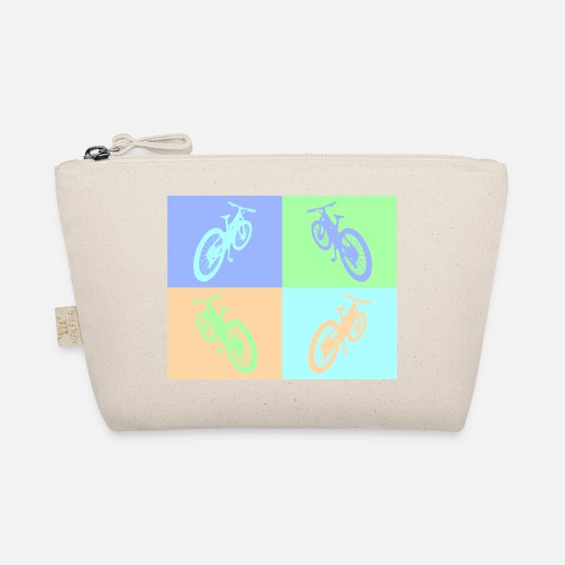 MTB Pop Art pastel Bio-Täschchen
