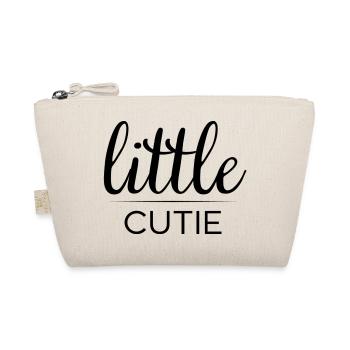 little cutie, little cute kids - Organic Pouch - nature - Front