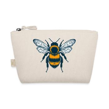 Bee Emblem - Organic Pouch - nature - Front