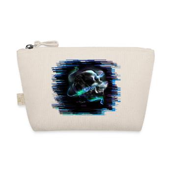 The skull whispers to the raven: Never! - Organic Pouch - nature - Front
