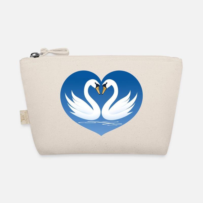 Schwanen-Pärchen Bio-Täschchen