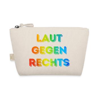 Laut gegen rechts Nr 08 - Bio-Täschchen - Natur - Vorne