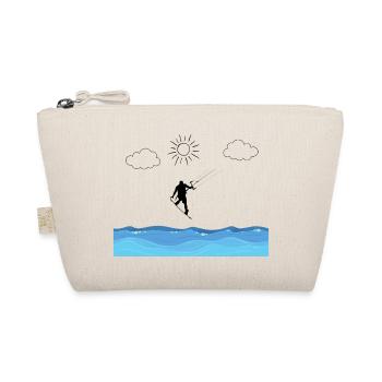 Kitesurfen - Sonne, Strand und Meer - Bio-Täschchen - Natur - Vorne