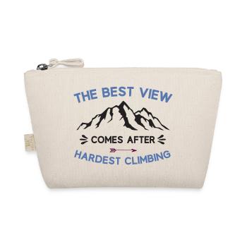 Berge - Die beste Aussicht kommt nach härtester Härte - Bio-Täschchen - Natur - Vorne