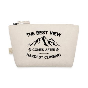 Berge - Die beste Aussicht kommt nach härtester Härte - Bio-Täschchen - Natur - Vorne