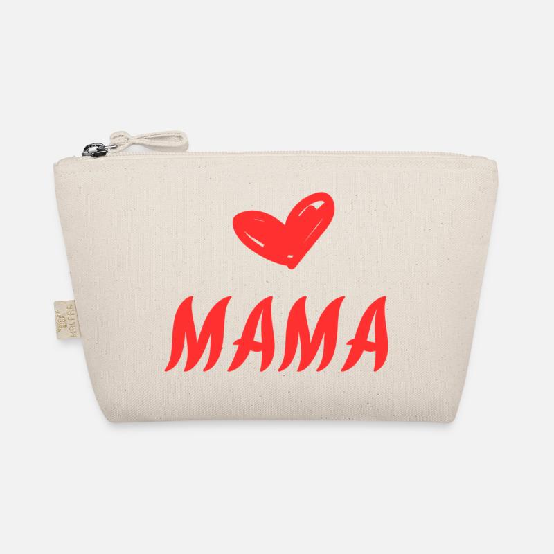 Mama 💞 - Bio-Täschchen - Natur