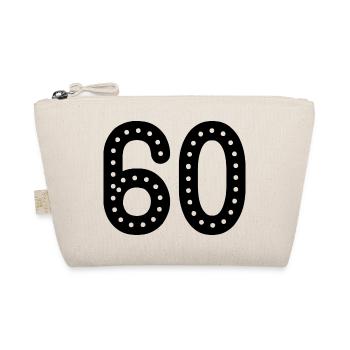 60. 60 ANS. 60e ANNIVERSAIRE. ANNIVERSAIRE 60 ANS. - Trousse biologique - nature - Devant