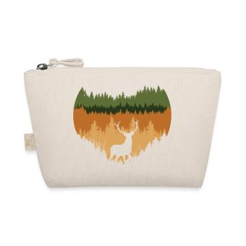tiefer Wald und Hirsche - Bio-Täschchen - Natur - Vorne