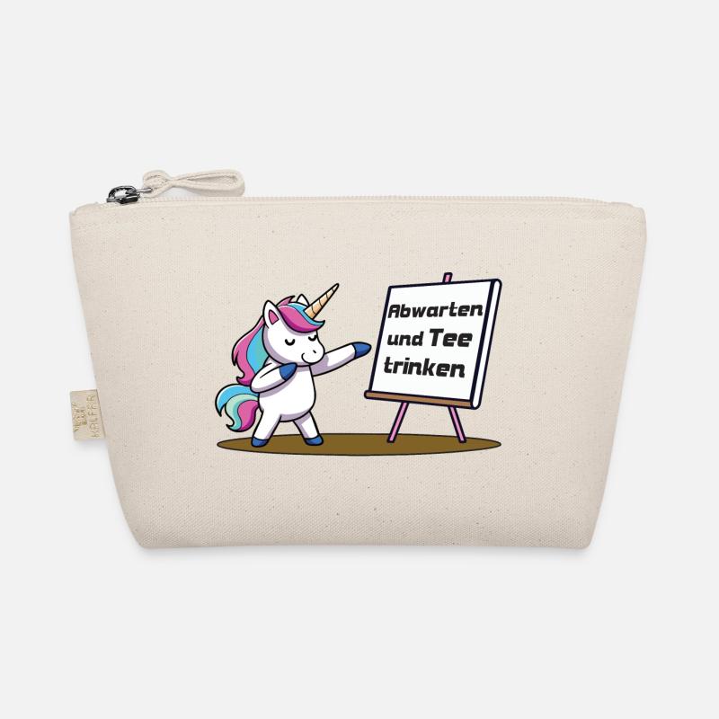 Abwarten und Tee trinken - Einhorn Bio-Täschchen