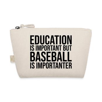 Baseball Baseball Baseball - Organic Pouch - nature - Front