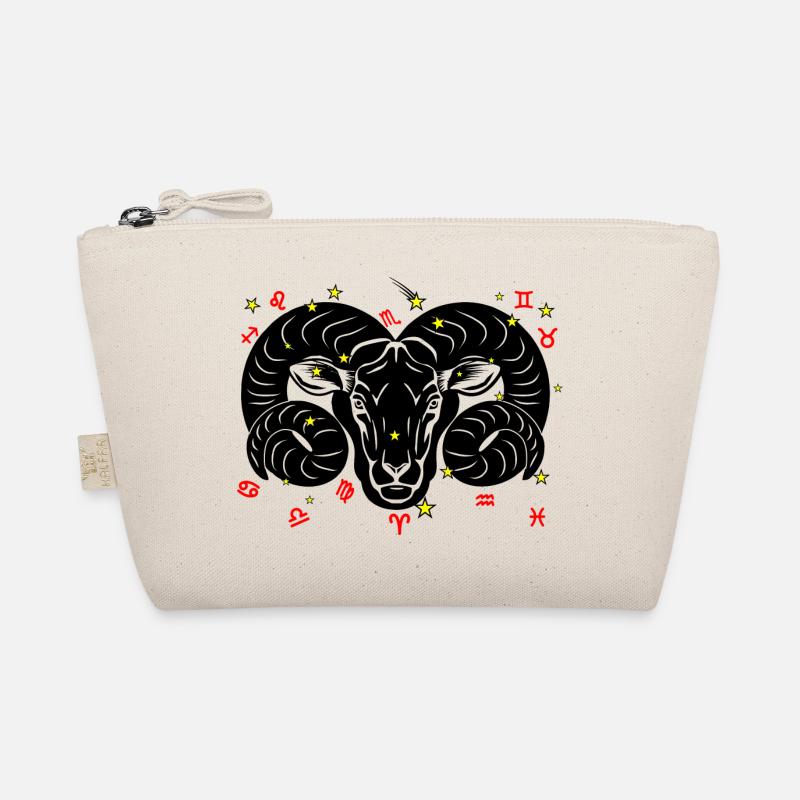 Sternzeichen Stern Logo Widder Bio-Täschchen