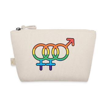 Bi Femme Pride - Bio-Täschchen - Natur - Vorne