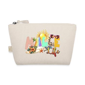 Beach Life Summer Vibe - Organic Pouch - nature - Front
