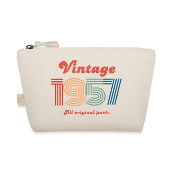 Baujahrgang 1957, alle Originalteile - Bio-Täschchen - Natur - Vorne