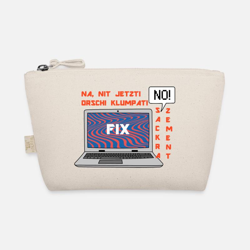 Kein Bild 🤬 Klumpat! Retro Computer Humor Design - Bio-Täschchen - Natur