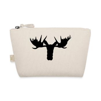 Moose head – majesty of the Scandinavian forests - Organic Pouch - nature - Front