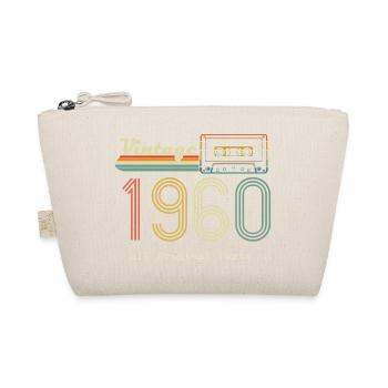 1960 Original 1960's Vintage Vintage Retro anniversa - Organic Pouch - nature - Front